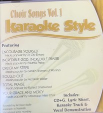 Choir Songs Vol. 1 Christian Karaoke Style NEW CD G Daywind New, Sealed