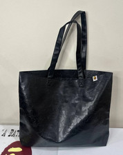 BAPE A Bathing Ape Black Leather Tote Camo Embossed SMR Exclusive Bag