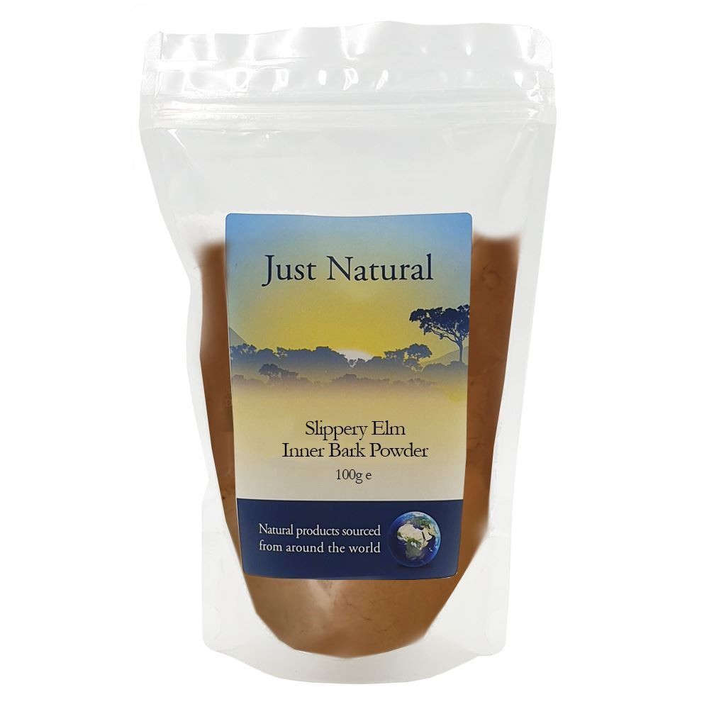 Just Natural Speciality Slippery Elm Inner Bark Powder 100g - 2 Pack