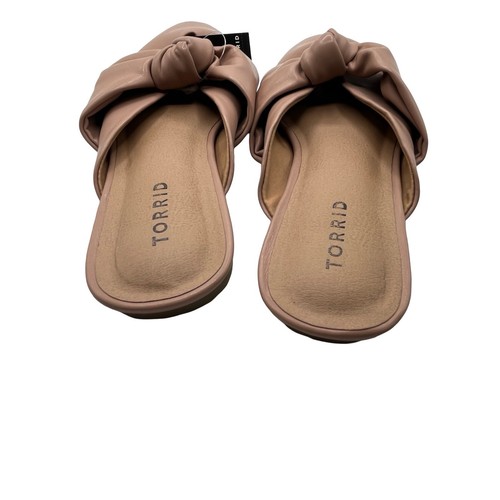 Torrid Blush PU arco piatto mulo a punta ritorto 8W - Foto 4 di 5