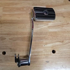 HARLEY DAVIDSON BRAKE PEDAL BLACK WILLIE G SKULL PAD