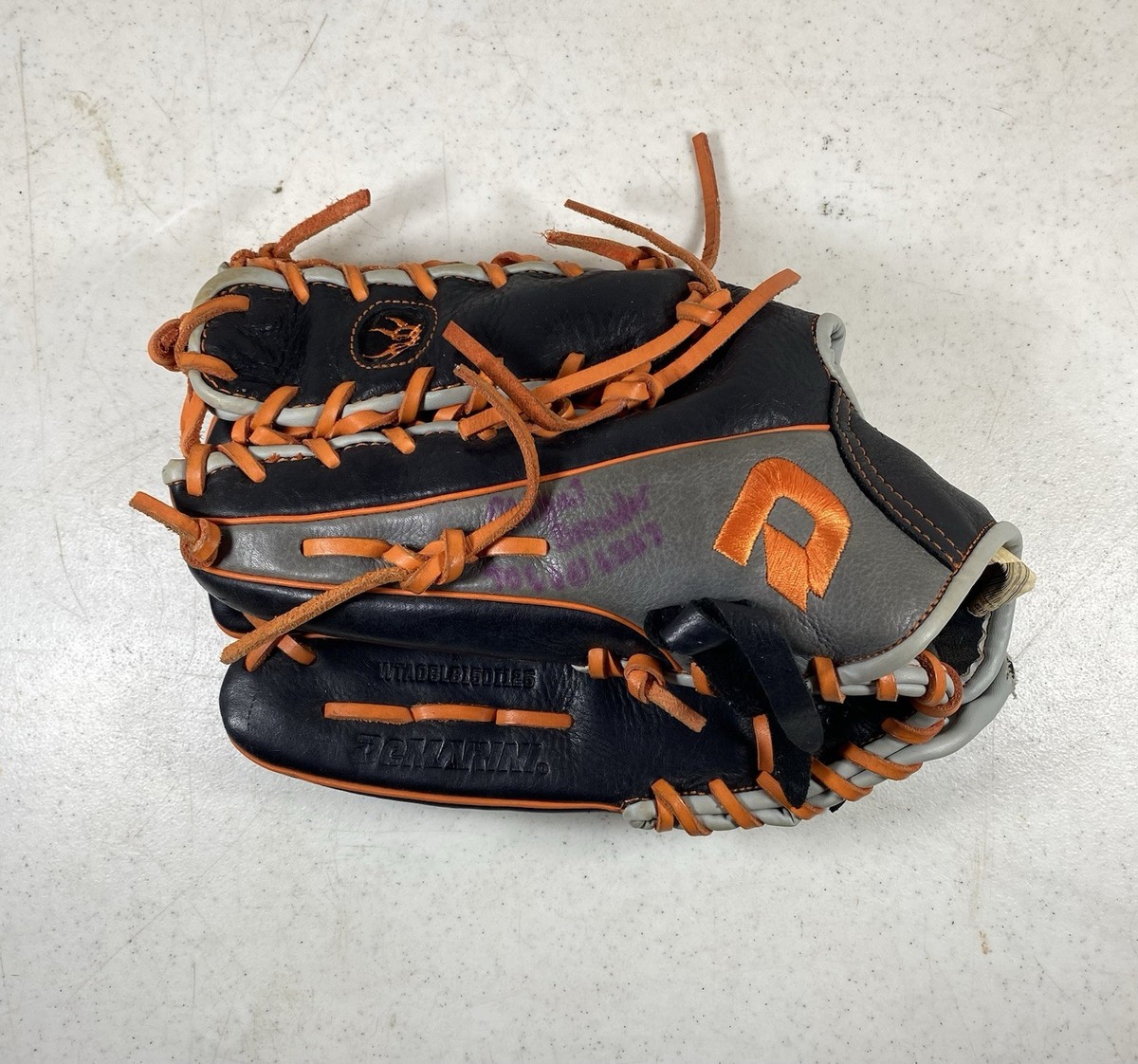 DeMarini Insane 12.5” Orange Trapeze Baseball Softball Glove Left