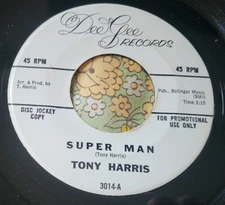 Boss Mod Garage Punk Dancer 45 Tony Harris Super Man DEE GEE HEAR