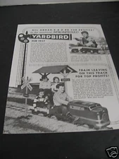 Reprint of 1957 Doepke Yardbird Train Catalog