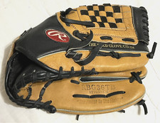 Rawlings RBG36TB Baseball Glove 12 1/2 Inch Right Hand Throw Fastback Tan Black