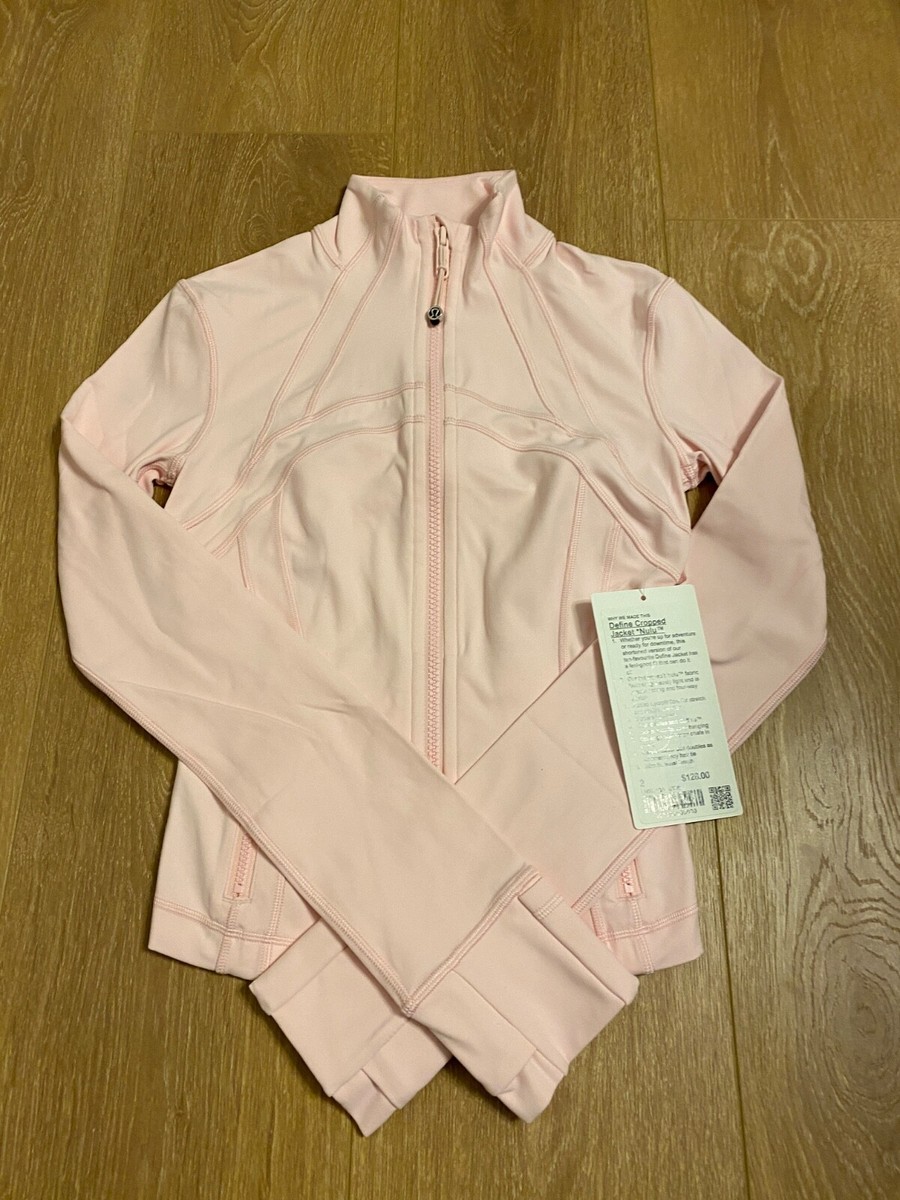 【ほぼ未使用】Lululemon Define ジャケット　ミルクシェイク）4 NWT Lululemon Hooded Define Jacket Size 4 Strawberry