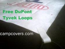 8ft. x 10ft. DuPont Tyvek Homewrap Ground Sheet Tarp Footprint w/ 10 Tyvek LOOPS