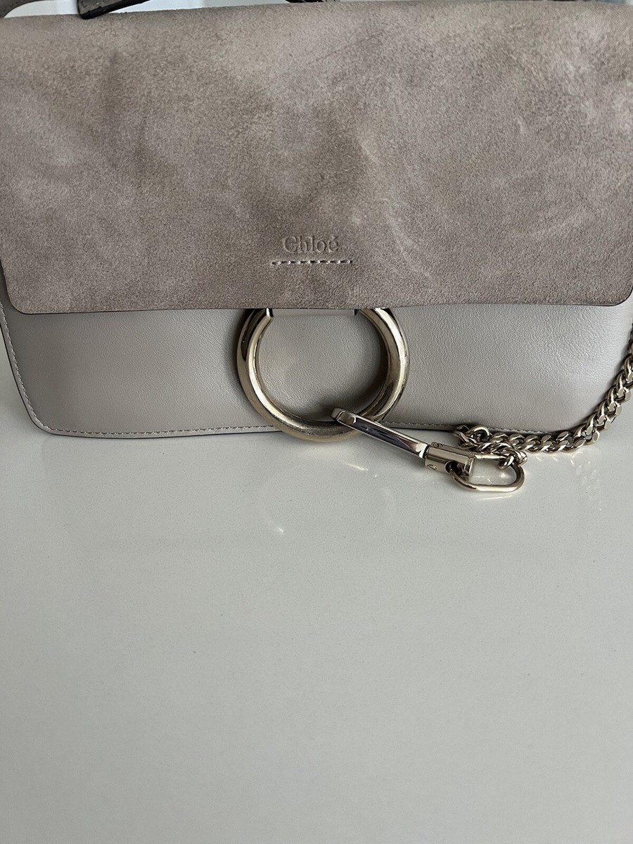 Excellent Used Condition Chloe Faye Small Grey Gray