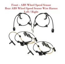 x2 ABS Wheel Speed Sensor Front +2 Wire harness Rear L/R Fits Prius C 2012-2018