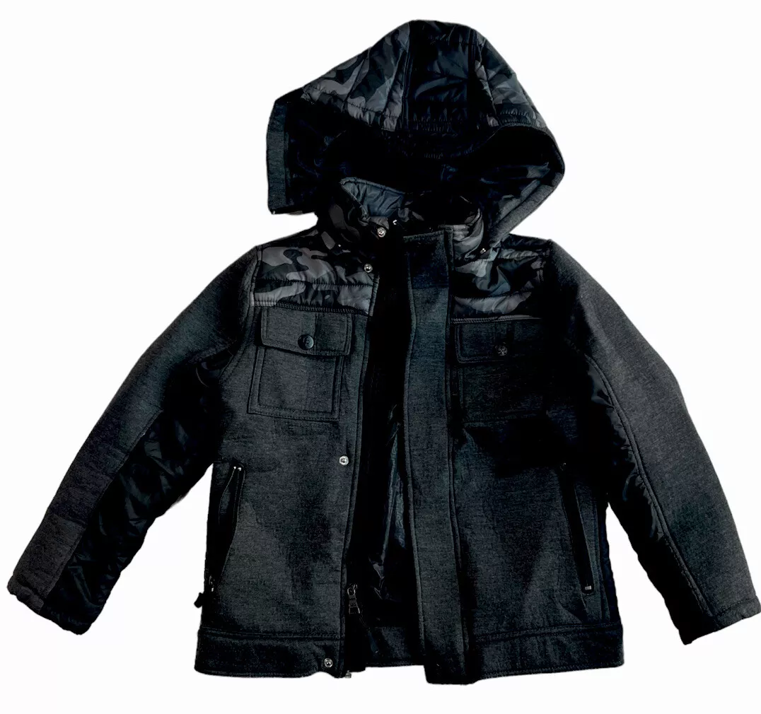 Urban republic boys jacket with hoodie slightly used size 10 12