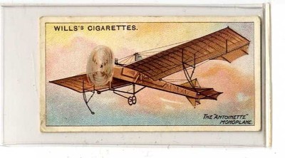 (Ja4557-100) Wills Schraubstock Regal, Luftfahrt (schwarz), ''Antoinette'' Eindecker, 1910 #39