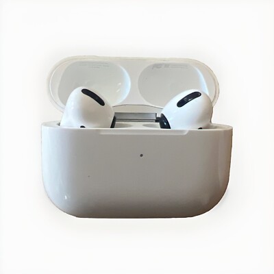 Apple AirPods Pro with MagSafe Wireless Charging Case - White *No Ear Tips