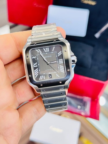 Cartier Santos de Cartier Large Size WSSA0037 ADLC Bezel Steel Watch UNWORN - Picture 11 of 11