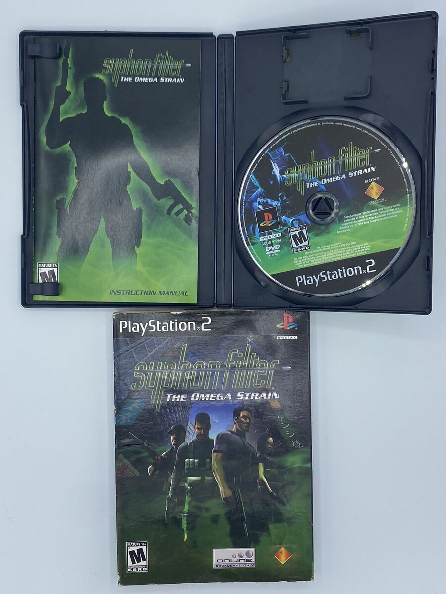 Syphon Filter: The Omega Strain (Sony PS2 PlayStation 2) Complete in Box CIB