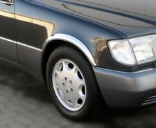 MERCEDES W140 Coupé Radlauf Zierleisten Chrom 4 Stück vorne/hinten Set Bj. 93-98 MERCEDES W140 Coupé Radlauf Zierleisten Chrom 4 Stück vorne/hinten Set Bj. 93-98