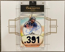 2024 Topps Luminaries Home Run Kings Ozzie Albies 15/15 Autographed Relic