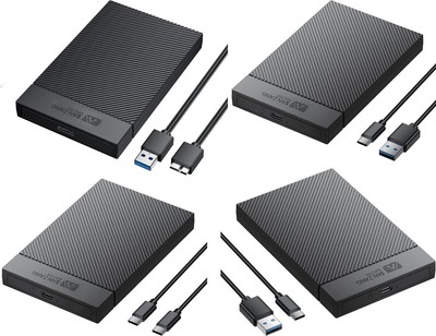 SANZANG 2.5 Inch USB 3.0 Type C SATA III Hard Drive HDD/SSD Enclosure Case