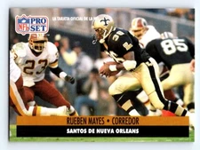 1991 Pro Set Spanish FRESH PULL #240 Rueben Mayes
