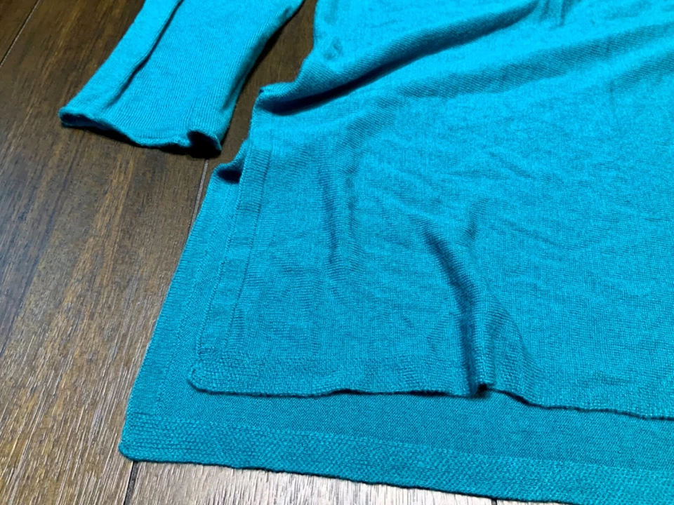 Top túnica verde Lisa International para mujer camisa XL suéter navideño súper suave Foto 3 de 3