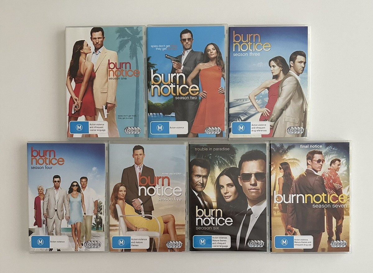 4k Ultra Burn Notice Hd Burn Notice Complete Series (DVD) Region Season, image size:1200x878