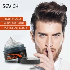 Shine Hair Styling Clay 100g High Hold Matte Finish Hair Styling Wax Long Men