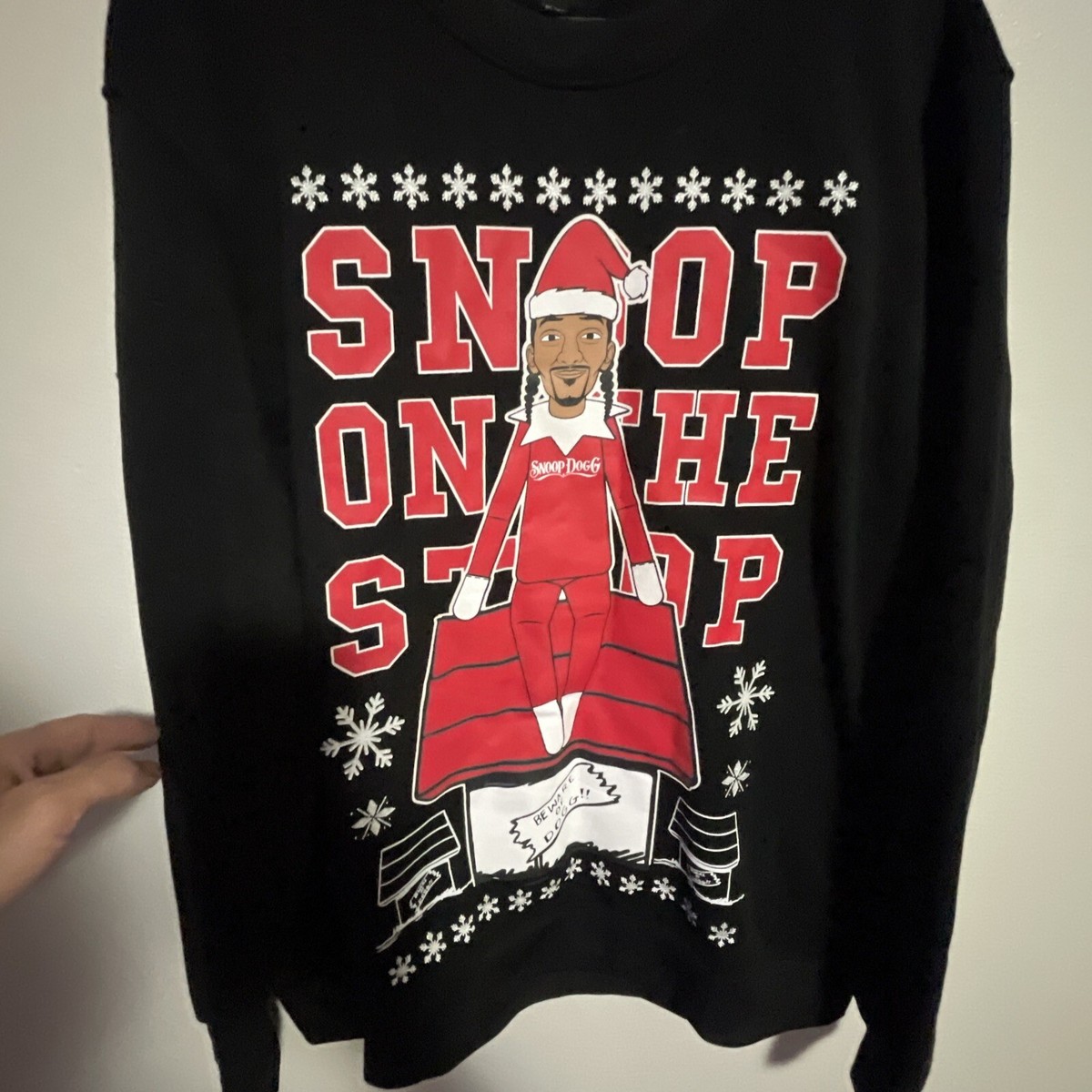 Dogg Supply Snoop On The Stoop Sweatshirt Fleece Size XL Ugly 