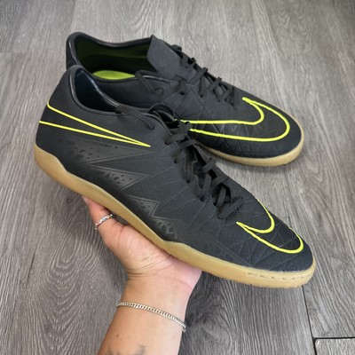 Nike Hypervenom Size 13 Black Volt Soccer Cleats 749898-009 
