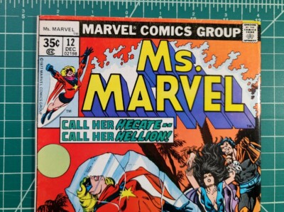 Ms. Marvel #12 (1977) Bronze Age 1st Hecate Low Grade Newsstand 
