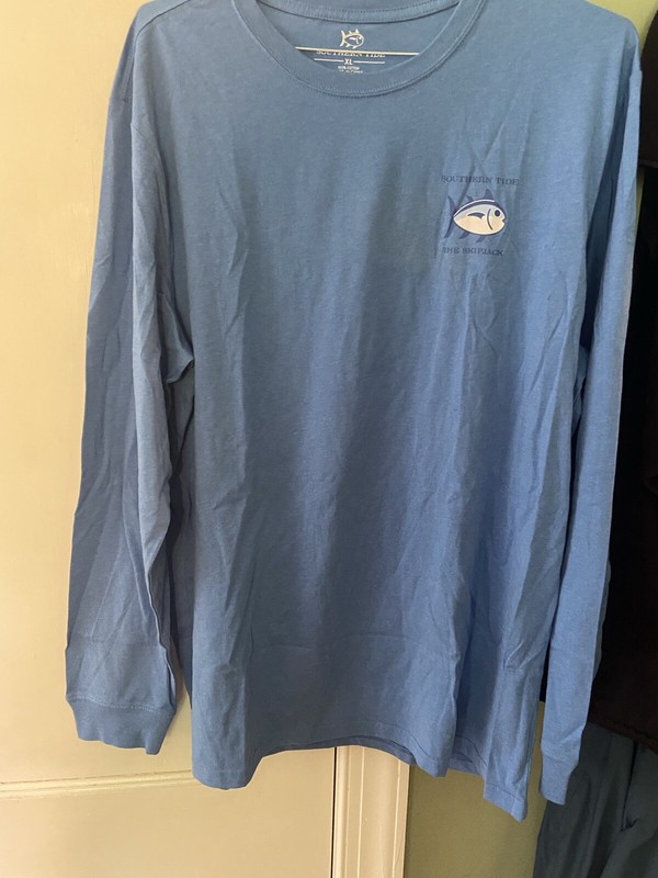 Southern Tide T-Shirt Men’s XL  Skip Jack  Blue Long Sleeve