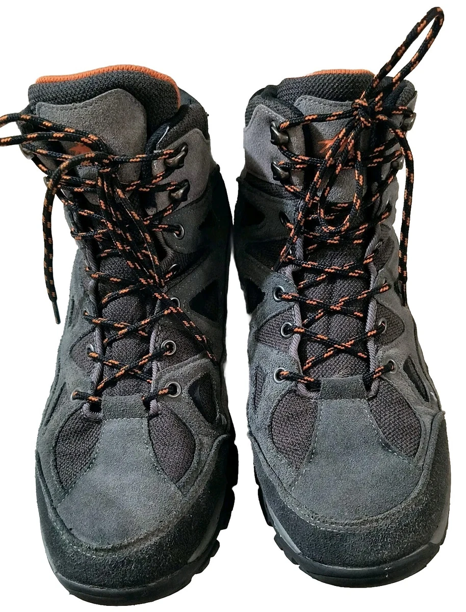 High Sierra Summit Waterproof Hiking Gray Leather Lace Up Men s Boots Size 10.5