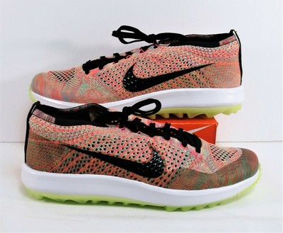 NIke Flyknit Racer G Spikeless Multi Color Mens Golf Shoes Sz 8 NEW 909756  300 | eBay