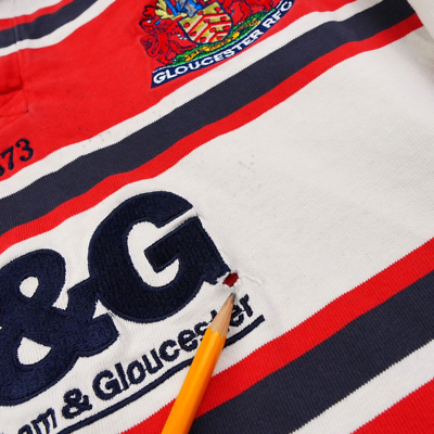 Maillot Domicile Gloucester Rugby 2003-2005 - Cotton Traders LB - Taille Grand Garçon XS