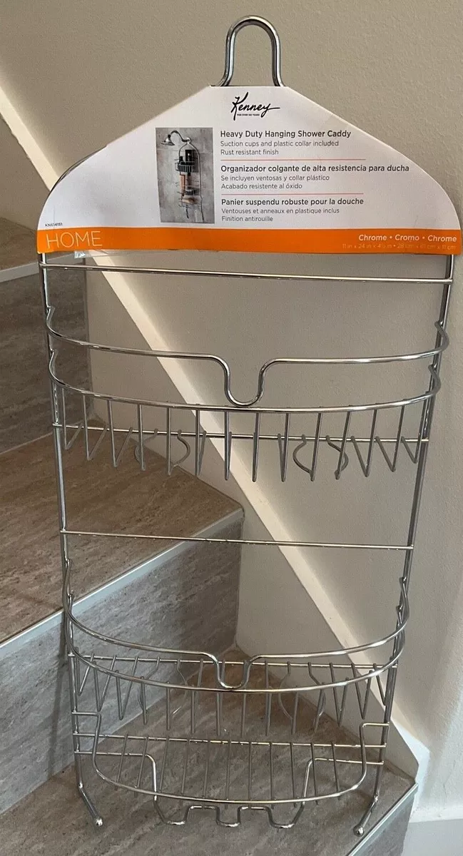 Kenney Suction Cup Bathroom Storage Basket Caddy