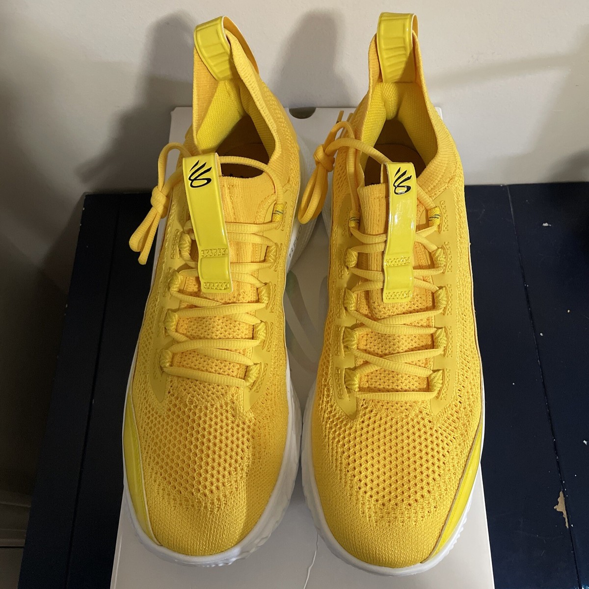 Men Size 13 - Under Armour Curry 8 NM Yellow | eBay