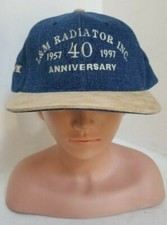 L&M RADIATOR INC (1957 -1997 ) 40th ANNIVERSARY DENIM SNAP BACK HAT - free ship!