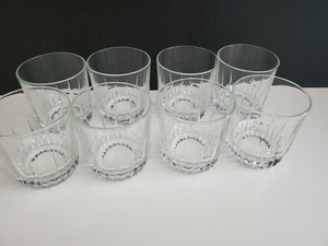 Eight Vintage Arcoroc France Lancer On The Rocks Drinking Clear Glasses 10 Oz Ebay
