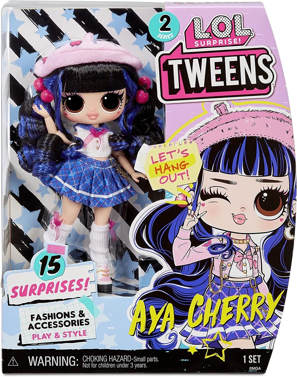 LOL Surprise Tweens Series 2 Fashion Doll Aya Cherry with 15 Surprises  Including