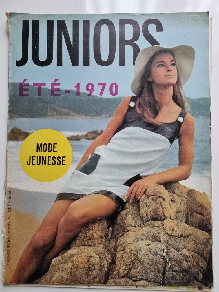 Magazine mode fashion JUNIORS été 1970 mode jeunesse