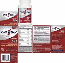 09/26 One A Day Proactive 65+ Plus Multivitamins 150 tb free ship'g ea add'l US