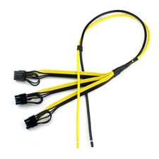 1pcs 1 To 3 6 2 PIN Power Supply Cable 8 Pin GPU Video Card Power Cord Adapter