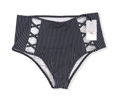 Women's Caged High Waist Bikini Bottom - Shade & Shore - Various Sizes -S164 - Picture 3 of 5