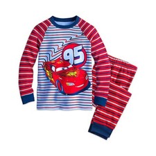  Disney Store Lightning McQueen PJ PALS for Boys - Size 7 and 8 - New