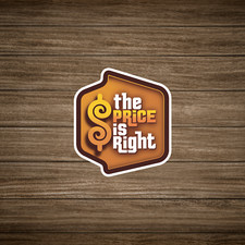 The Price Is Right Retro Game Show Sticker - 70s Vintage Tv Nostalgia Decal 192
