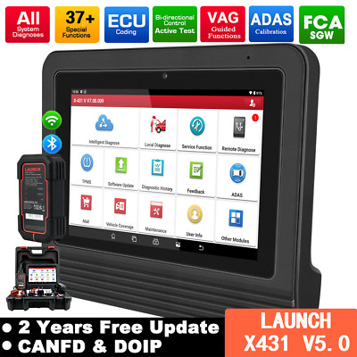 LAUNCH X431 PROS V+ PRO V5.0 Profi OBD2 Diagnosegerät CAN-FD DoIP ECU coding ABS