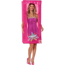Officially Licensed Barbie Doll Box Costume Adult Halloween Movie