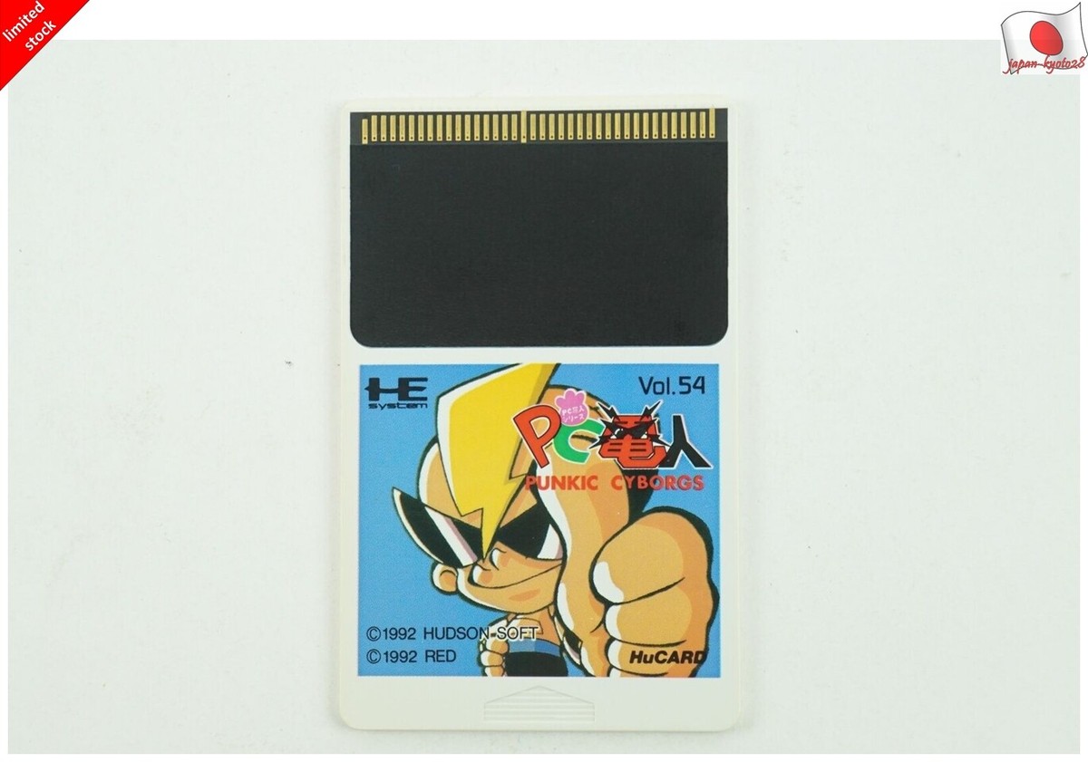 HUDSON - HuCARD PC電人 PC Denjin Hu Card Hudson NEC PC Engine Card Only From Japan