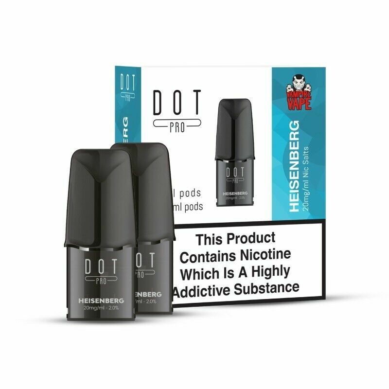 DOT PRO PODS KIT Vape Refills Pack of 2,with Vampire Vape & Double Drip  Liquid