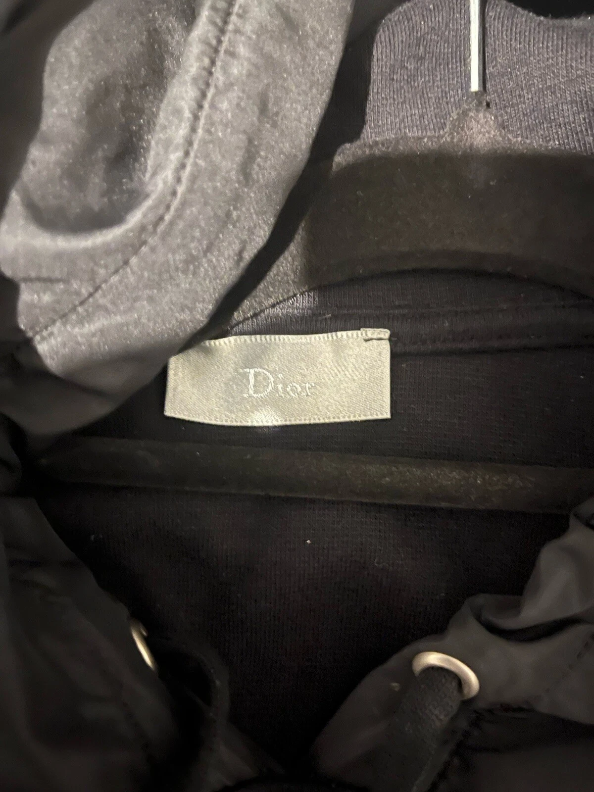 Felpa con cappuccio Dior nylon taglia L