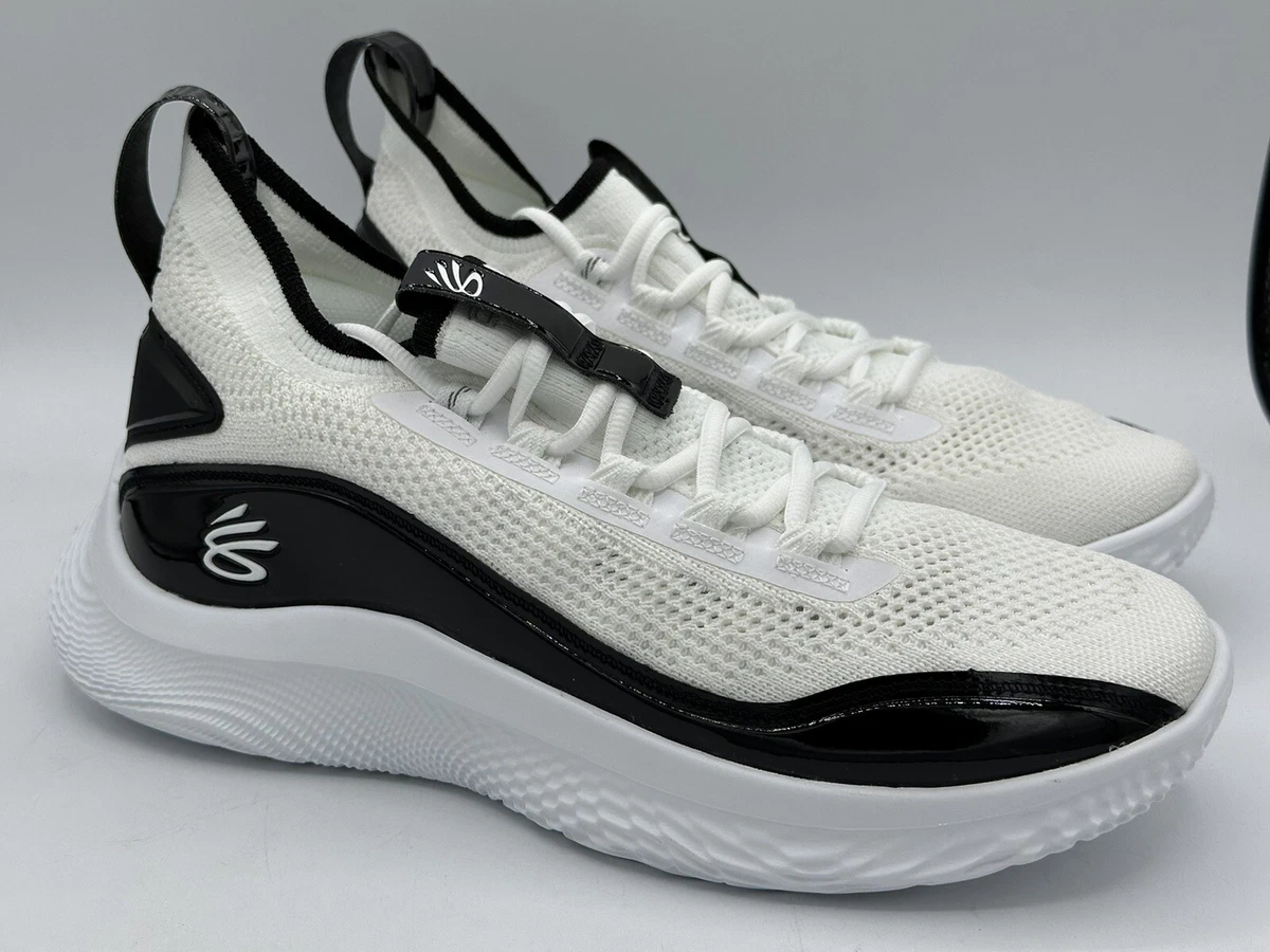Under Armour UA Team Curry 8 NM White Basketball Shoes 3024785 111 Men s Size 12