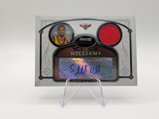 Shelden Williams 2006-07 Bowman Sterling Patch Auto #94 Hawks